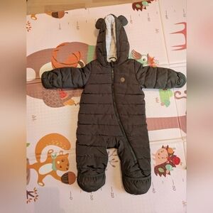 Green Baby Snowsuit